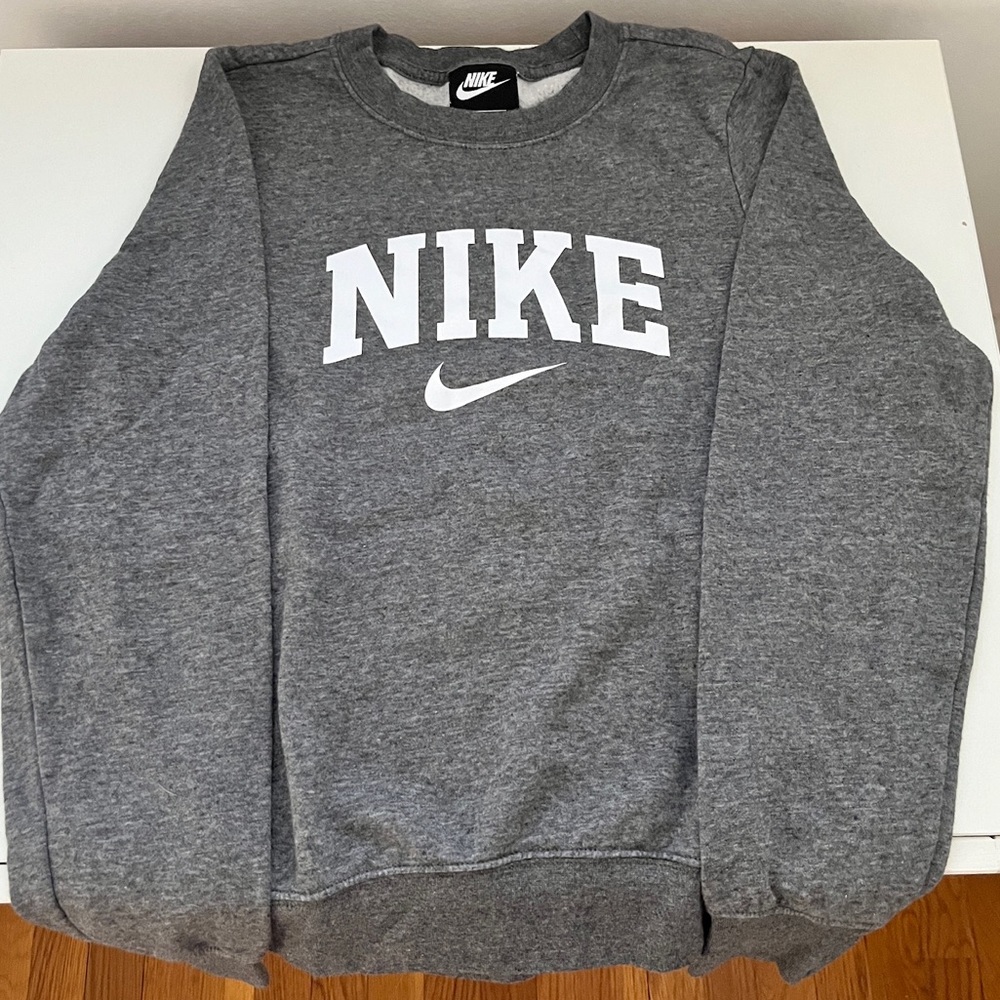 Nike gray crewneck
